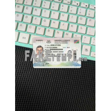 Nambia fake driving license photolook template PSD, scan and photo-realistic look