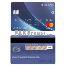 Nepal bank Nepal fake mastercard photoshop template PSD