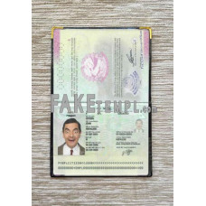 Nepal fake passport photolook template PSD, scan and photo-realistic look