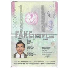 Nepal fake passport photoshop template PSD