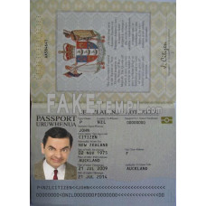 New Zealand fake passport photoshop template PSD, 2005-2009