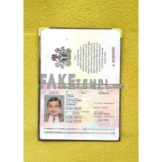 Nigeria fake passport photolook template PSD, scan and photo-realistic look 2007 - 2019