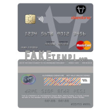 North Korea Daedong Credit Bank fake mastercard photoshop template PSD