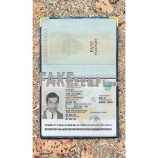 Norway fake passport photolook template PSD, scan and photo-realistic look