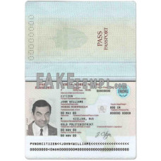 Norway fake passport photoshop template PSD