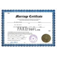 Oman fake marriage certificate Word and PDF template