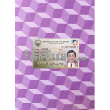 Philippines fake identity card photolook template PSD,scan and photo-realistic look