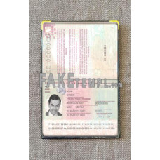 Poland fake passport photolook template PSD, scan and photo-realistic look (2011-2018)