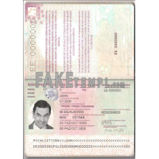 Poland fake passport photoshop template PSD, 2011-2018