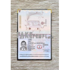 Poland fake passport photolook template PSD, scan and photo-realistic look (2018+)