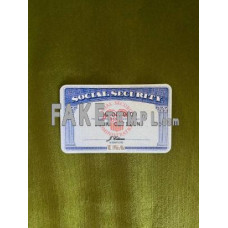 USA fake SSN photolook green textile background photoshop template PSD