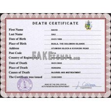 Solomon fake vital record death photoshop certificate PSD