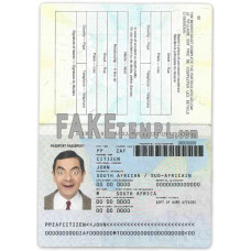 South Africa fake passport photoshop template PSD,1996-2009