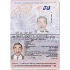 Spain fake passport photoshop template PSD, 2015 – present