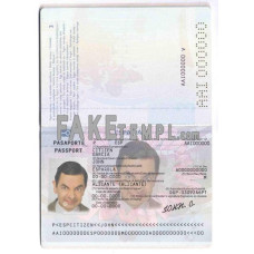 Spain fake passport photoshop template PSD, till 2015