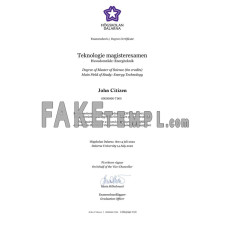 Sweden Dalarna University masters fake diploma photoshop template PSD