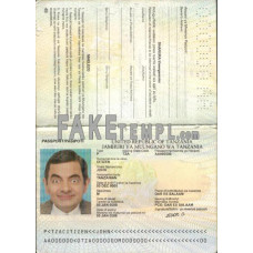 Tanzania fake passport photoshop template  PSD