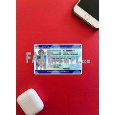 Thailand fake driving license photolook template PSD, scan and photo-realistic look