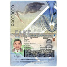 Trinidad and Tobago fake passport photoshop template PSD