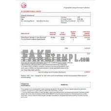 USA AIA fake Invoice Word and PDF template