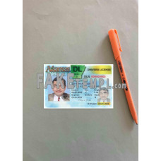 USA Arkansas fake driving license photolook template PSD, scan and photo-realistic look (version 2)