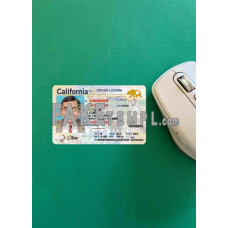 USA California  fake driving license photolook template PSD, scan and photo-realistic look (2018-present)