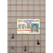 USA California  fake driving license photolook template PSD, scan and photo-realistic look (version 3)