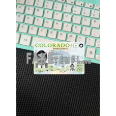 USA Colorado  fake driving license photolook template PSD, scan and photo-realistic look