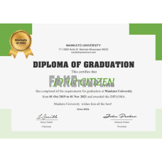 USA fake Diploma certificate template in Word and PDF format