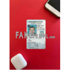 USA Washigton fake driving license photolook template PSD, scan and photo-realistic look, under 21