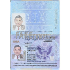 USA fake passport photoshop template PSD, 2020-2023