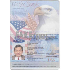 USA fake passport photoshop template PSD, 2007 – 2022