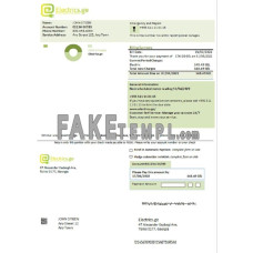 Georgia Electrics.ge fake utility bill Word and PDF template