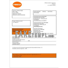 Hungary FIDESZ fake utility bill Word and PDF template