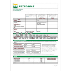 Paraguay Petrobras Paraguay Operations and Logistics gas company fake utility bill Word and PDF template