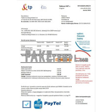 Poland TP fake utility bill Word and PDF template