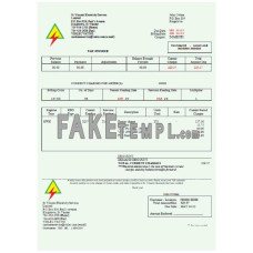 Saint Vincent and the Grenadines St. Vincent Electricity Services Limited fake utility bill Word and PDF template