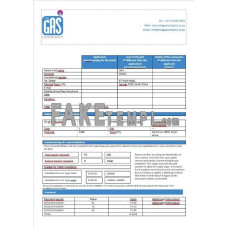 South Africa The GAS Company gas fake utility bill Word and PDF template