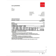 Sweden Tele Ring fake utility bill Word and PDF template