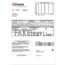 Switzerland Repower AG fake utility bill Word and PDF template