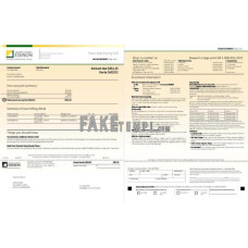 USA Southern California EDISON fake utility bill Word and PDF template, 8 pages