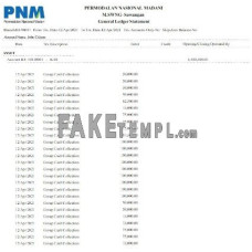 INDONESIA PERMODALAN NASIONAL MADANI fake bank statement Word and PDF template