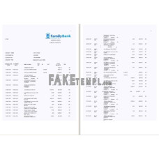 Kenya Family fake bank statement Word and PDF template, 7 pages