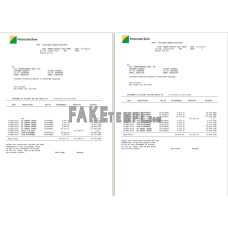 Philippines Producers fake bank statement Word and PDF template, 2 pages