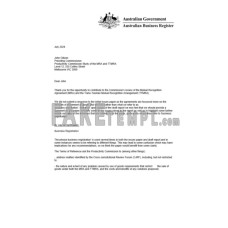 Australia fake company registration certificate Word and PDF template