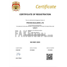 Belgium fake business registration certificate Word and PDF template