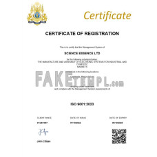 Cambodia fake business registration certificate Word and PDF template