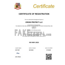 Czech Republic fake business registration certificate Word and PDF template