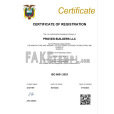 Ecuador fake business registration certificate Word and PDF template