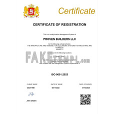 Georgia fake business registration certificate Word and PDF template